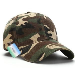 Men's Acrylic Adjustable Strap Camouflage Snapback Baseball Cap