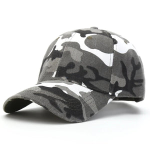 Men's Acrylic Adjustable Strap Camouflage Snapback Baseball Cap