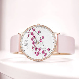 Women's Stainless Steel Round Shaped Luxury Trendy Quartz Watch