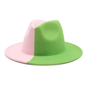 Women's Cotton Sun Protection Colorful Glamorous Fedora Hat