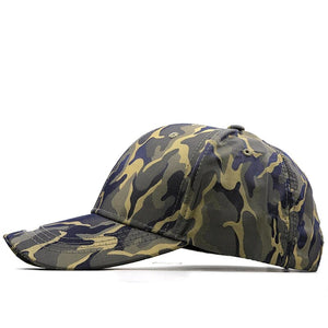 Men's Cotton Adjustable Strap Camouflage Baseball Casual Cap