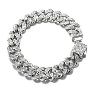 Men's Metal Copper Toggle Clasp Link Chain Geometric Bracelet