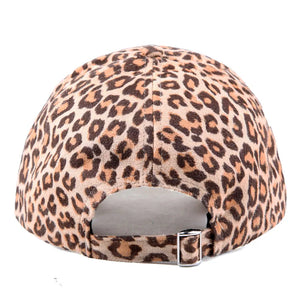 Women's Cotton Leopard Pattern Casual Wear Winter Baseball Hat