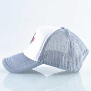 Men's Polyester Adjustable Strap Breathable Snapback Baseball Cap