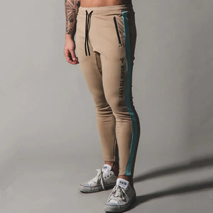 Men's Polyester Quick Dry Drawstring Closure Sports Wear Tights