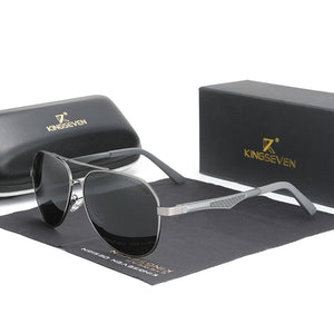 Men's Aluminium Magnesium Frame Polycarbonate Lens Sunglasses