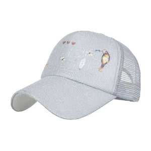 Women's Polyester Adjustable Strap Sun Protection Baseball Caps