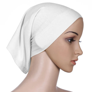 Women's Arabian Chiffon Head Wrap Solid Pattern Casual Hijabs