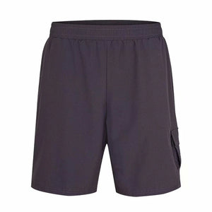 Men's Polyester Solid Pattern Breathable Fitness Sports Short