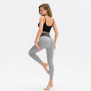 Women's Polyester High Elastic Waist Breathable Workout Leggings