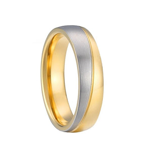 Men's Metal Titanium Steel Round Pattern Vintage Wedding Ring