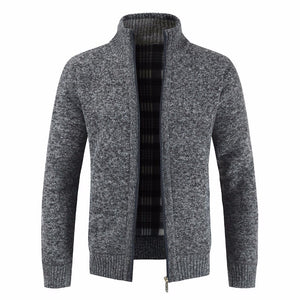 Men's Wool Stand Neck Full Sleeves Thick Casual Wear Jacket