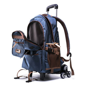 Kid's Oxford Mixed Colors Zipper Closure Waterproof Backpack