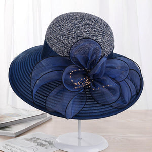 Women's Polyester Floral Pattern Formal Wear Wedding Party Hats
