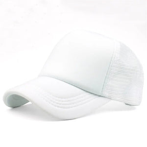 Men's Cotton Adjustable Strap Solid Pattern Snapback Baseball Cap