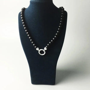 Women's 100% Zircon Rope Chain Round Shaped Trendy Necklace