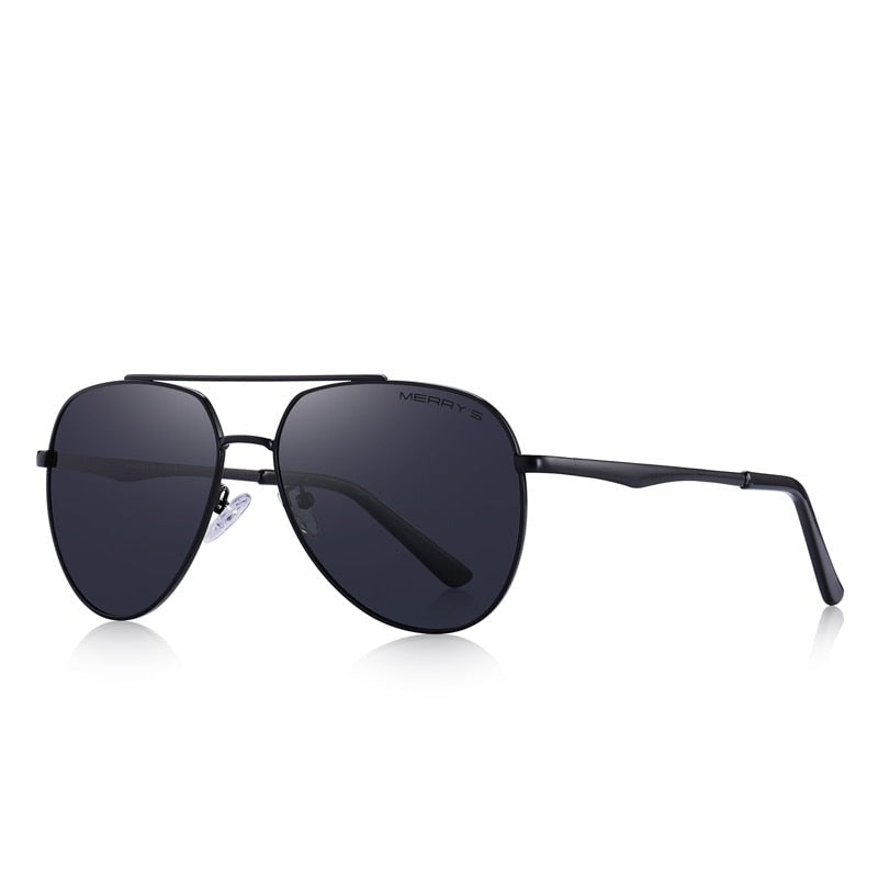 Men's Alloy Frame Oval Shaped Polarized UV400 Classic Sunglasses