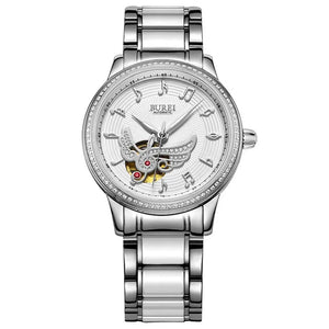 Women's Automatic Stainless Steel Round Shaped Luxury Watch