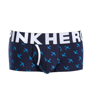 Men's Cotton Quick-Dry Printed Pattern Underpants Boxer Shorts