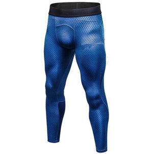 Men's Polyester Quick Dry Compression Running Sports Leggings