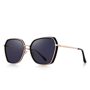 Women's Alloy Frame Polarized Luxury UV400 Protection Sunglasses