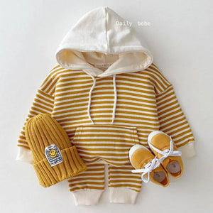 Kid's Cotton Full Sleeve Pullover Closure Trendy Hooded Clothes