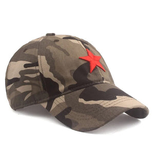 Men's Cotton Adjustable Strap Camouflage Pattern Baseball Cap