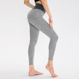 Women's Polyester High Elastic Waist Breathable Workout Leggings