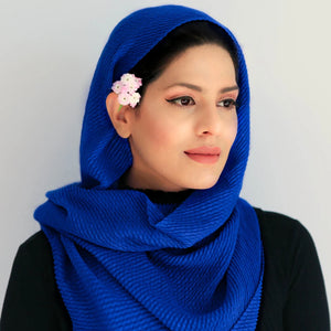 Women's Arabian Cotton Head Wrap Solid Pattern Casual Hijabs