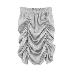 Women's Modal Pleated Pattern Casual Wear Above-Knee Skirts