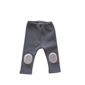 Kid's Cotton Mid Elastic Waist Plain Pattern Casual Wear Leggings