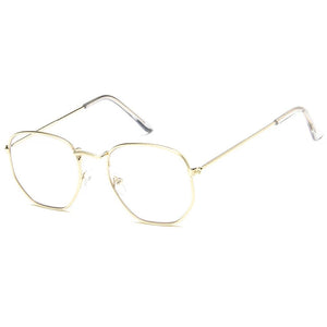 Women's Copper Frame Polycarbonate Lens Square Shape Sunglasses