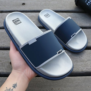 Men's PVC Open Toe Flip Flop  Non-Slip Luxury Casual Slippers