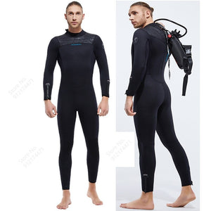 Men's Round Neck Full Sleeve Solid One-Piece Scuba Diving Suit