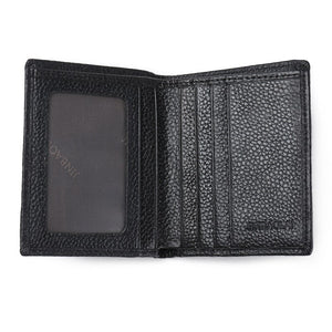 Men's Genuine Leather Plain Pattern Card Holder Casual Wallets