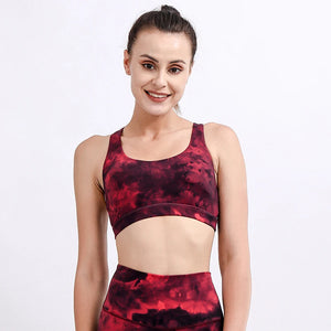 Women's Polyester Square-Neck Sleeveless Fitness Yoga Workout Top