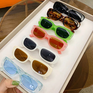 Kid's Polycarbonate Frame Acrylic Lens Rectangle Shaped Sunglasses
