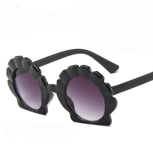 Kid's Resin Frame Acrylic Lens Cat Eye Shaped UV400 Sunglasses