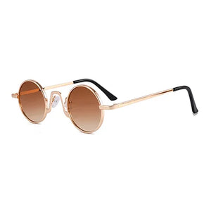 Kid's Alloy Frame Polycarbonate Lens Round Shaped Sunglasses