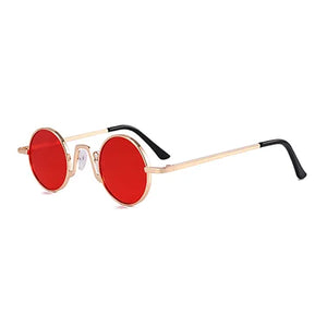 Kid's Alloy Frame Polycarbonate Lens Round Shape Party Sunglasses