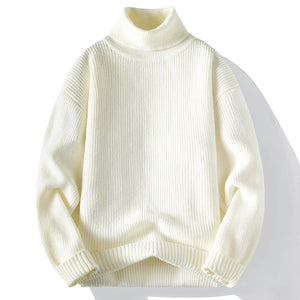 Men's Acrylic Full Sleeve Knitted Pattern Pullover Casual Sweater