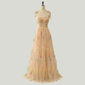 Women's Polyester Sweetheart-Neck Sleeveless Floral Pattern Dress