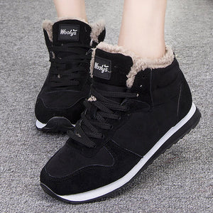 Women's Faux Suede Round Toe Lace-up Closure Sports Sneakers