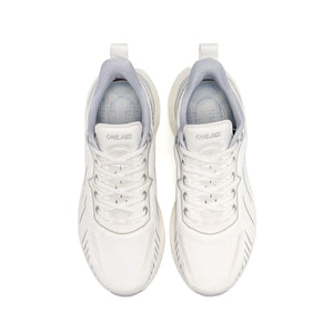 Men's Cotton Round Toe Lace-up Closure Breathable Sport Sneakers