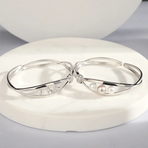 Women's 100% 925 Sterling Silver Natural Freshwater Pearl Bracelet