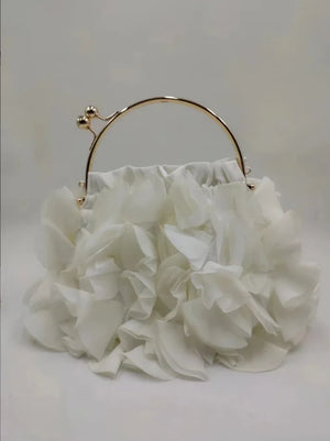 Women's Metallic Hasp Closure Luxury Floral Pattern Handbags