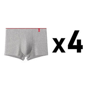 Men's Spandex Quick-Dry Striped Pattern Underpants Boxer Shorts