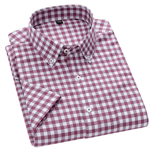 Men's Cotton Turn-Down Collar Single Breasted Casual Wear Shirt