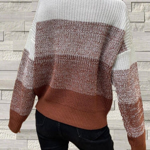 Women's Wool O-Neck Long Sleeves Knitted Casual Wear Sweaters