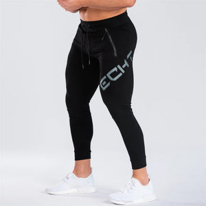 Men's Polyester Quick Dry Compression Fitness Workout Trousers